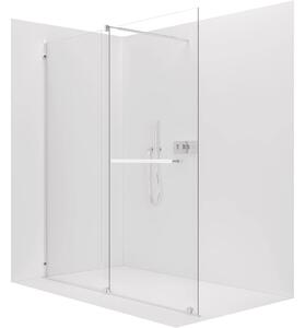 CERANO - Sprchová zástena Walk-in Medin L/P - 8 mm - chróm, číre sklo - 120x195 cm - dvojdielna posuvná