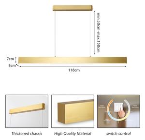 Brilagi - LED Luster na lanku SLEEKLINE LED/40W/230V 3000/4500/6000K zlatá