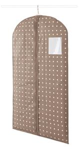 Béžový obal na šaty Compactor Dots, 100 cm