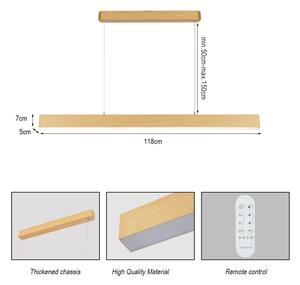 Brilagi - LED stmievateľný luster SLEEKLINE SMART LED/40W/230V Wi-Fi Tuya + diaľkový ovládač
