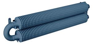 DK ISAN Spiral RAO2-W 57/137 282x1500 radiátor na stenu Čierny samet S40 SK1