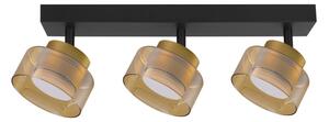 Brilagi - LED Bodové svietidlo AURA LUX 3xGX53/30W/230V čierna/zlatá