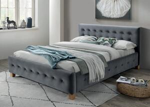 AMI nábytok Čalúnená posteľ Barcelo Velvet 160x200 cm