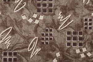 Sintelon koberce Metrážny koberec Roines brown - Rozmer na mieru bez obšitia cm