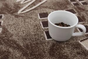 Sintelon koberce AKCIA: 80x400 cm Metrážny koberec Roines brown - Bez obšitia cm