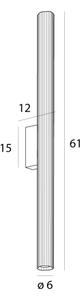 MAXLIGHT W0365 -LED Kúpeľňové nástenné svietidlo FAYETTE LED/12W/230V IP44 čierna