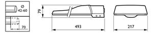 Philips - LED pouličné svietidlo CORELINE MALAGA LED/37W/230V 4000K IP65