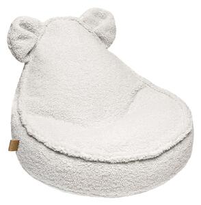 Bearly Sedací vak s uškami Teddy Cream