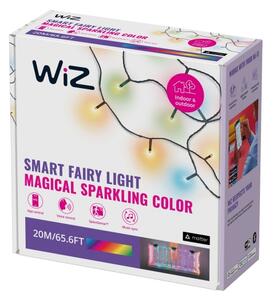 WiZ - LED RGBW Stmievateľná vonkajšia reťaz 160xLED 20m IP44 2700-5000K Wi-Fi