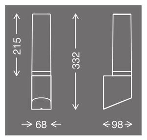 Telefunken 311305TF - LED Vonkajšie nástenné svietidlo LED/8W/230V IP44