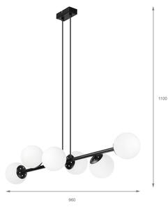 Brilagi - Luster na lane MALONY 6xE14/20W/230V čierna