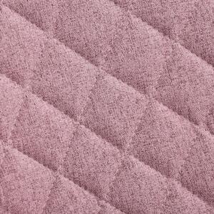 OTOČNÁ STOLIČKA, tkaná textília, ružová Carryhome - Kancelárske stoličky