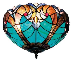 BRILAGI - Tiffany vitražové stropné svietidlo CORAL 2xE27/60W/230V pr. 40 cm