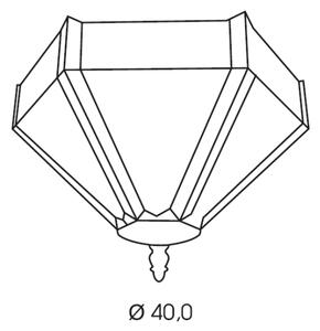 BRILAGI - Tiffany vitrážové stropné svietidlo EMERALD 2xE27/60W/230V priemer 40 cm
