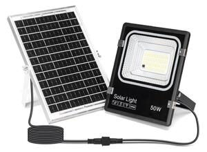 Aigostar - LED stmievateľný solárny reflektor LED/50W/3,2V 3000K/4000K/6500K IP66 + diaľkový ovládač
