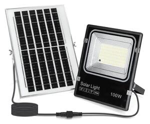 Aigostar -LED stmievateľný solárny reflektor LED/100W/3,2V 3000K/4000K/6500K IP66 + diaľkové ovládanie