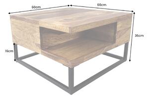 Dizajnový konferenčný stolík Jumbo 60 cm Sheesham