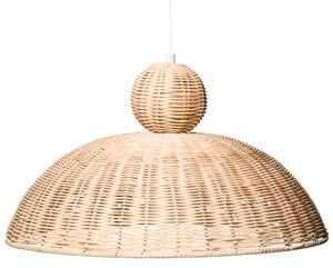 Závesná lampa prírodná ratan ručne pletené tienidlo na strop moderný boho štýl jedáleň obývacia izba