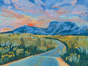 Ilustrácia The road, Eleanor Baker, (40 x 30 cm)