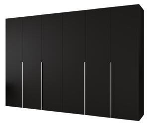 NovýNábytok.sk Šatníková skriňa 300 cm Alice 1 (čierna + kašmír). Vlastná spoľahlivá doprava až k Vám domov. 1126141
