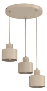 Luster na lanku PARKLA 3xE27/15W/230V béžový