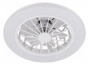 Brilo - LED stmievateľný stropný ventilátor PAFO LED/24W/230V 3000-6500K biela+DO