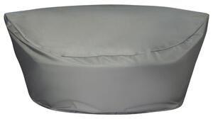 Ochranná plachta na záhradný nábytok sivá PVC polyester 140 x 135 x 80 cm proti dažďu obdĺžnikový tvar moderný štýl doplnky exteriér