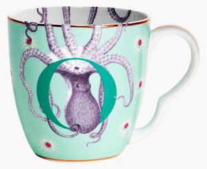 Hrnček z jemného kostného porcelánu Octopus