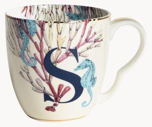 Hrnček z jemného kostného porcelánu Seahorse