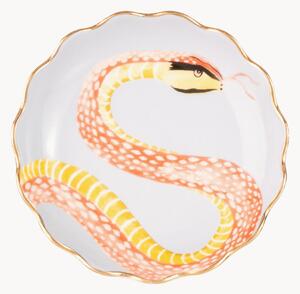 Dezertný tanier z jemného kostného porcelánu Snakey