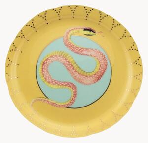 Dezertný tanier z jemného kostného porcelánu Snakey