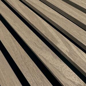 LAMELIO Panel s lamelami z drevenej dyhy na filcovom podklade VENEER - dub Sonoma