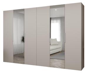 NovýNábytok.sk Šatníková skriňa 300 cm Mirabella 2 (kašmír + kašmír). Akcia -20%. Vlastná spoľahlivá doprava až k Vám domov. 1126444