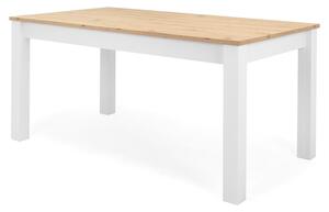 Jedálenský stôl BALDWIN dub artisan/biela