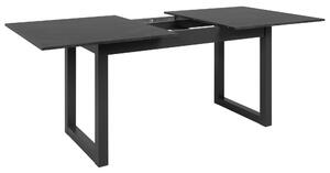 Jedálenský stôl KILIAN tmavá bridlica/antracitová
