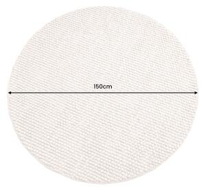 Dizajnový okrúhly koberec Arabella 150 cm béžový