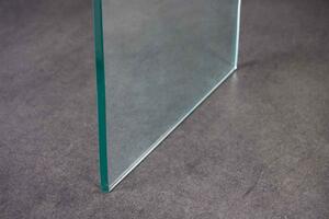 Dizajnová konzola Phantom 100 cm sklo