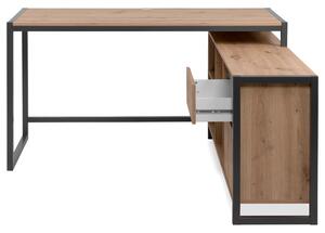 Písací stôl FREDDIE 37A dub artisan/antracitová