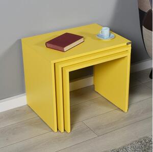 Adore Furniture SADA 3x Konferenčný stolík žltá AD0130 + záruka 3 roky zadarmo