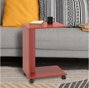 Adore Furniture Odkladací stolík 65x35 cm červená AD0137 + záruka 3 roky zadarmo