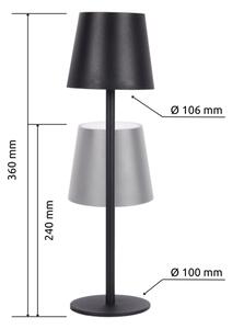 Globo 58438G - LED Stmievateľná dotyková vonkajšia lampa VANNIE LED/3W/3,7V IP44
