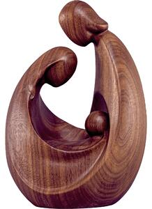 Svätá rodina Art-Deco-orechové drevo