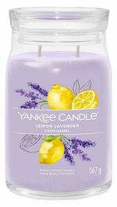 Yankee Candle vonná sviečka Signature v skle veľká Lemon Lavender, 567 g
