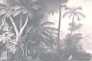Samolepiaca tapeta jemné tropické palmy