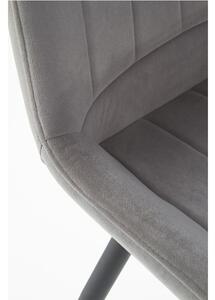 Jedálenská stolička SCK-388 sivá/čierna