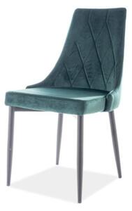 Jedálenská stolička TRAX zelená/čierna