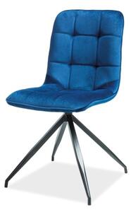 Jedálenská stolička TIXU 1 námornícka modrá/čierna