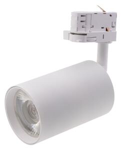 Biely lištový LED reflektor 33W 3F Farba svetla Studená biela