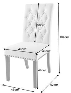Dizajnová stolička Queen II béžová