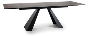 Jedálenský stôl SOLVODURI 2 hnedá/čierna